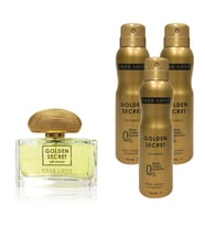 Free Love Golden Secret Edp Kadın Parfüm 100 Ml Ve Deodorant 150 Ml 3 Adet