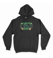 Happy St Patricks Day Siyah Kapşonlu Sweatshirt Hoddie