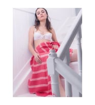 Kleopatra Pamuklu Kırmızı 90x190 Peştemal