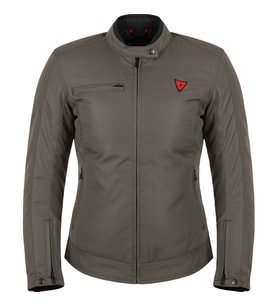 Motosiklet Kadın Montu 4 Mevsim Alice Grey Motorcu Mont