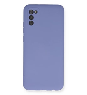 Galaxy A03S Kılıf Nano içi Kadife Silikon - Lila