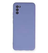 Galaxy A03S Kılıf Nano içi Kadife Silikon - Lila