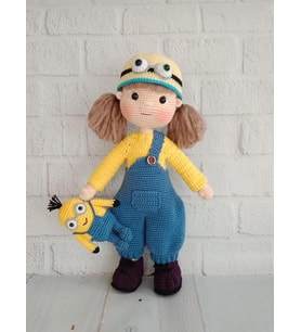 Miliny ve Bob Amigurumi Organik Oyuncak