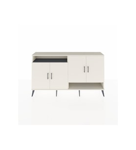 Arges Konsol 6 Raflı 4 Kapaklı 176x30x99 Aytaşı-Aytaşı/Antrasit