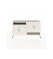 Arges Konsol 6 Raflı 4 Kapaklı 176x30x99 Aytaşı-Aytaşı/Antrasit