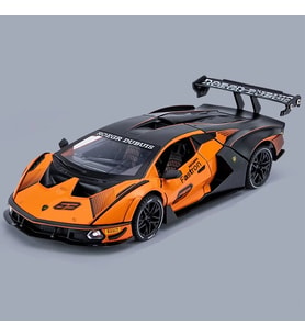 Hobbiez World Lamborghini Essenza SCV12 Diecast Turuncu 1/24 Model Araba