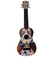Hawaiian XU21DOG Soprano Ukulele - Köpek Desenli (Tasarım Seri - 21 İnç)  Köpek Grafik Baskılı Gövde, Net ve Tatlı Sesler, Dayanıklı Konstrüksiyon  Ölçü: 21 İnç / 53 cm (Standart Soprano Boy)