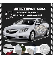 Opel İnsignia Oto Araç Kapı Koruma Fitili 5metre Parlak Beyaz Renk