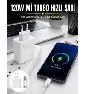 120w Şarj Aleti Type-c Uyumlu Turbo Şarj Aleti Yeni Nesil