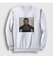 Presmono Unisex Beyaz Dean Winchester Jail Supernatural Sweatshirt 507851tt (Beyaz)