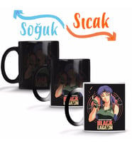 Black Lagoon Sihirli Kupa Bardak Porselen