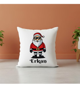 Noel Baba Yastık Kişiye Özel