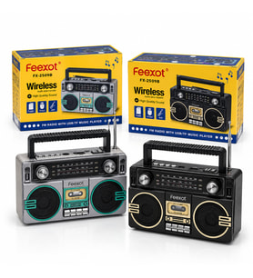 PL-4729 ŞARJLI - HOPARLÖR BLUETOOTH İBRELİ FM RADYO MP3 USB - TF PLAYER SPEAKER FX-2509B (5343)
