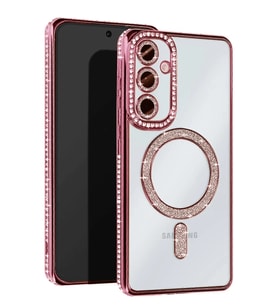 Newface Samsung Galaxy S25 Edge Joke Simli Magneticsafe Kılıf - Pembe