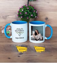 Yılbaşı Hediyesi Kupa Bardak Mavi Fotoğraflı Nice Güzel Yıllara