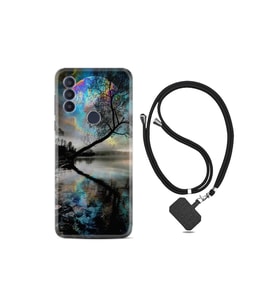 Tcl 30 Se Kılıf Excode Ipli Boyun Askılı Desenli Silikon Dream World 1839