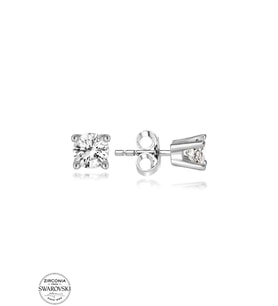 Swarovski Zirconia Kadın 0,28 Karat Zirkon Gümüş Küpe