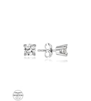 Swarovski Zirconia Kadın 0,28 Karat Zirkon Gümüş Küpe