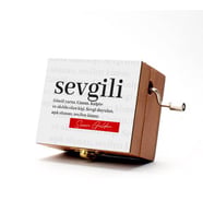 İsme Özel Sevgili Müzik Kutusu