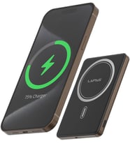 LP-PW003 Ultra İnce Hızlı Şarj Özellikli Wireless Powerbank 5000mAh 15W Gold