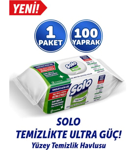 Yüzey Temizleme Mendili Ultra Güç Sedir & Yasemin, 100 Yaprak 2li paket