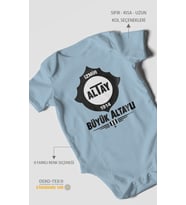 Büyük Altaylı! Altayspor Kısa Kollu Bebek Body %100 Pamuk