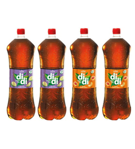Didi Soguk Cay Bergamut ve Seftali 2500 ml  4 lu Karma Paket