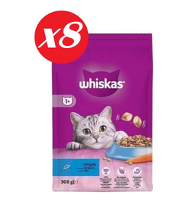 Whiskas Ton Balıklı ve Sebzeli Yetiş. Kedi M.300gr Set 8'li