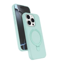Apple iPhone 14 Pro Max Regal Magsafe Standlı Kapak - Su Yeşili