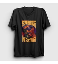 Presmono Unisex Siyah Snoop Dogg Fest Westcoast T-Shirt 422320tt