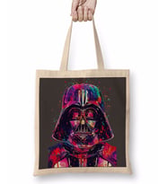Darth Vader Paint 2 Bez Çanta Uzun Saplı