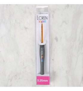 LOREN ALTIN UÇLU YUMUŞAK SAPLI ÖRGÜ TIĞI LRN-041 3