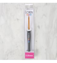 LOREN ALTIN UÇLU YUMUŞAK SAPLI ÖRGÜ TIĞI LRN-041 3