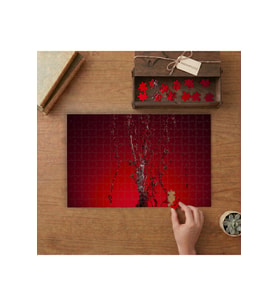 Suıçrayan Su - Ağır Çekim Tasarımı 240 parça Ahşap Puzzle Ahşap Kutuda MP03485