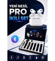 2025 Model Akıllı Saat Ve Yeni Nesil Pro Bluetooth Kulaklık Anc Özelliği