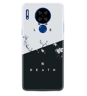 Reeder P13 Blue Max Lite Kılıf Desenli Silikon Life and Death