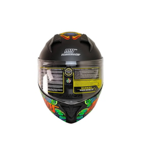 Motosiklet Çene Açılır Kask Güneş Vizörlü Ece 22.06 Sertifikalı New Motor Kaskı V2 Dragon