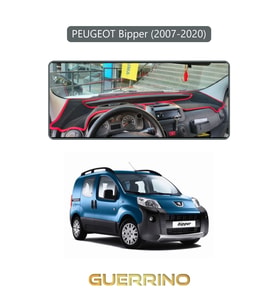 PEUGEOT Bipper (2007-2020)TORPİDO KORUMA HALISI GRİ KENAR