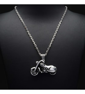 571 Chopper Gümüş Kolye