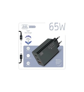 Subzero Honor Magic7 Lite Uyumlu 3 Girişli (Usb+Pd+Pd) 65W Süper Fast Type-C Şarj Aleti + Kablo