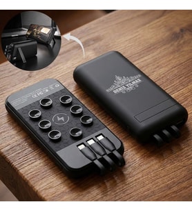 BK Gift Kişiye Özel İsimli 10.000 mAh Wireless Powerbank -13, PB-4007 - Yeni İş Hediyesi, Kurumsal Hediye