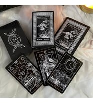 Dükkan Hediyelik Black & White Tarot Destesi
