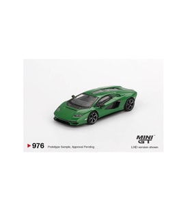 Mini GT 976 Lamborghini Countach LPI 800-4 Verde Medio LHD MGT00976-L 1/64 Model Araba (Yeşil)