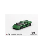 Mini GT 976 Lamborghini Countach LPI 800-4 Verde Medio LHD MGT00976-L 1/64 Model Araba (Yeşil)