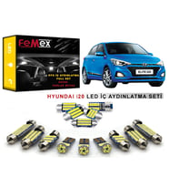 Hyundai i20 LED İç Aydınlatma Ampul Seti FEMEX Parlak Beyaz