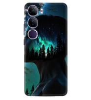 Vivo V40 Lite Kılıf Boutique Baskılı Resimli Woman in Tree Pcode -004