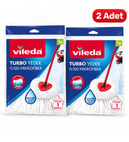Vileda Turbo Yedek Paspas %100 Mikrofiber – 2 Adet
