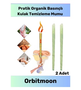 Premium Seri Kulak İçi Kir Temizleme Hava Basınçlı Doğal Aromaterapi Mumu 2 Adet