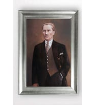 Gümüş Çerçeveli Atatürk Tablo cv832