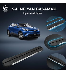 Toyota CHR S-Line Premium Krom Yan Basamak 2016 Sonrası